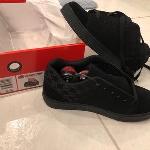 Brand NEW Black Heelys Never Worn